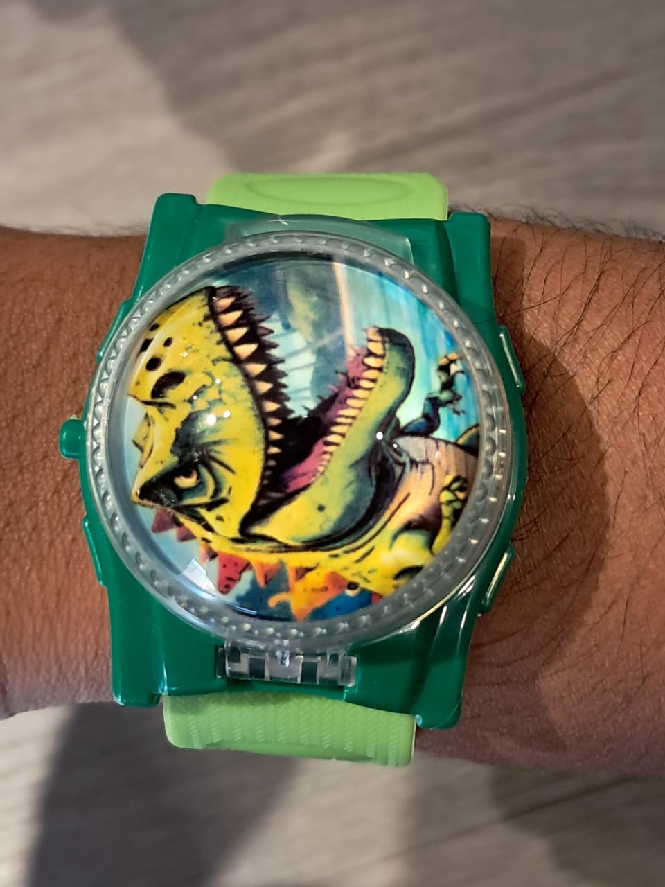 Kids Dinosaur Rotating Flip Watch