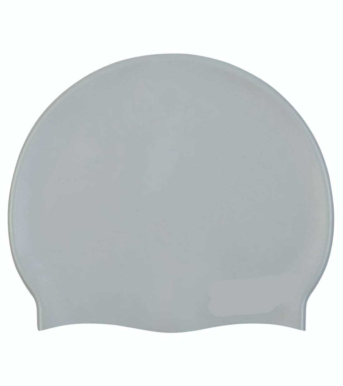 Grey Spandex Swimming Cap