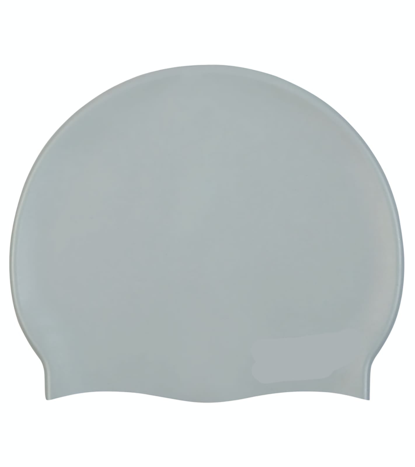 Grey Spandex Swimming Cap