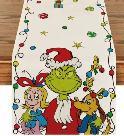 Grinch Table Runner