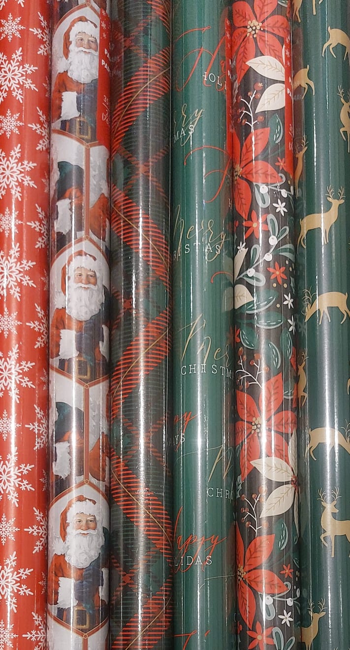 Christmas Gift Paper Rolls