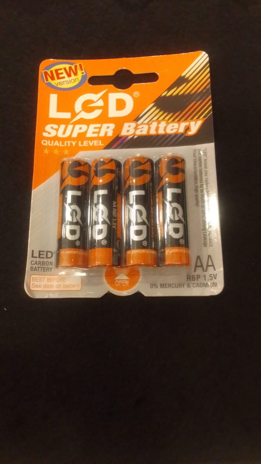 LED AA Battery 4pk