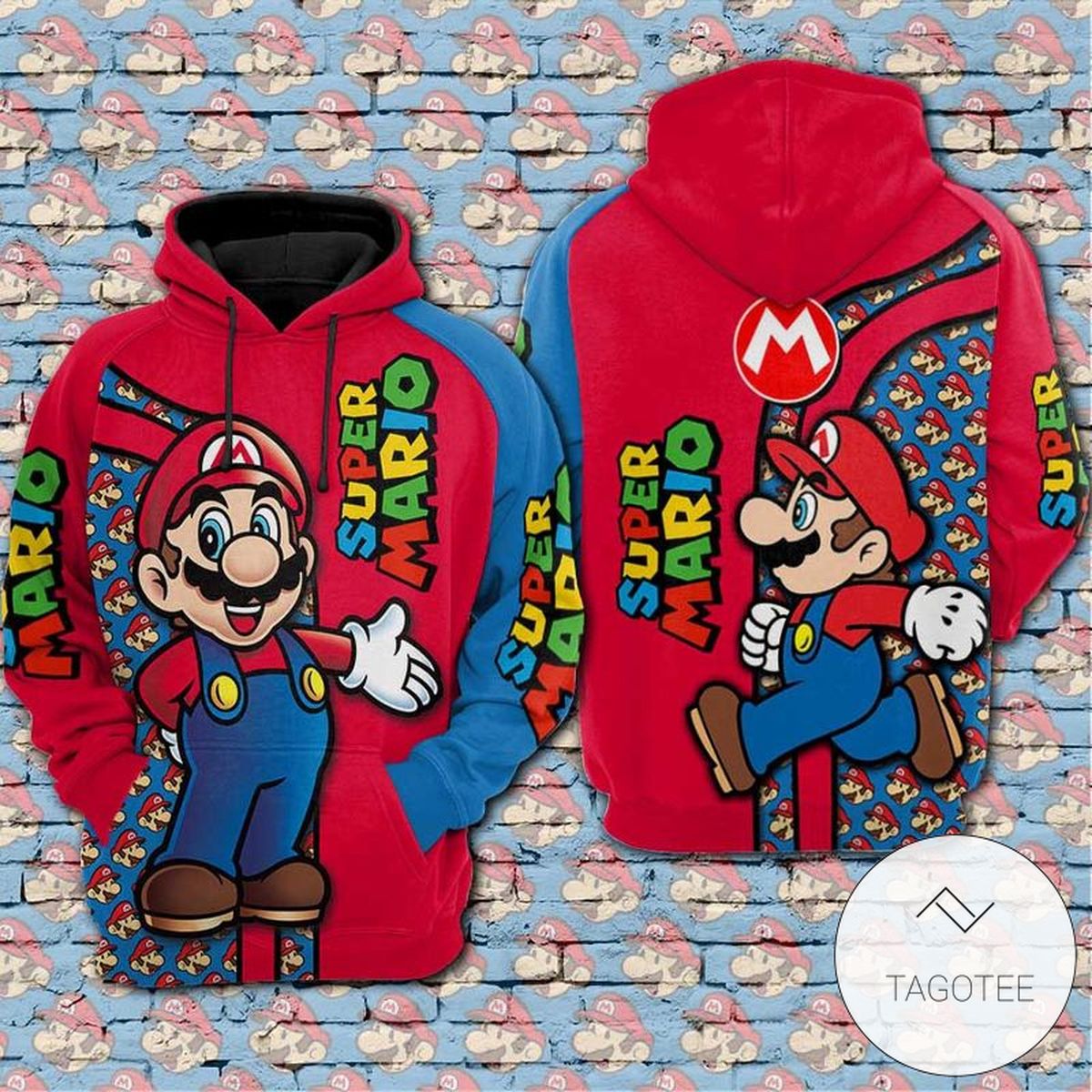 Super Mario 3D Zipper Hoodie