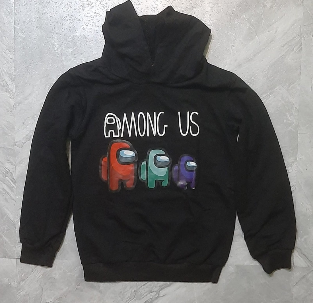 Among us Crew Hoodie (track suit top) black