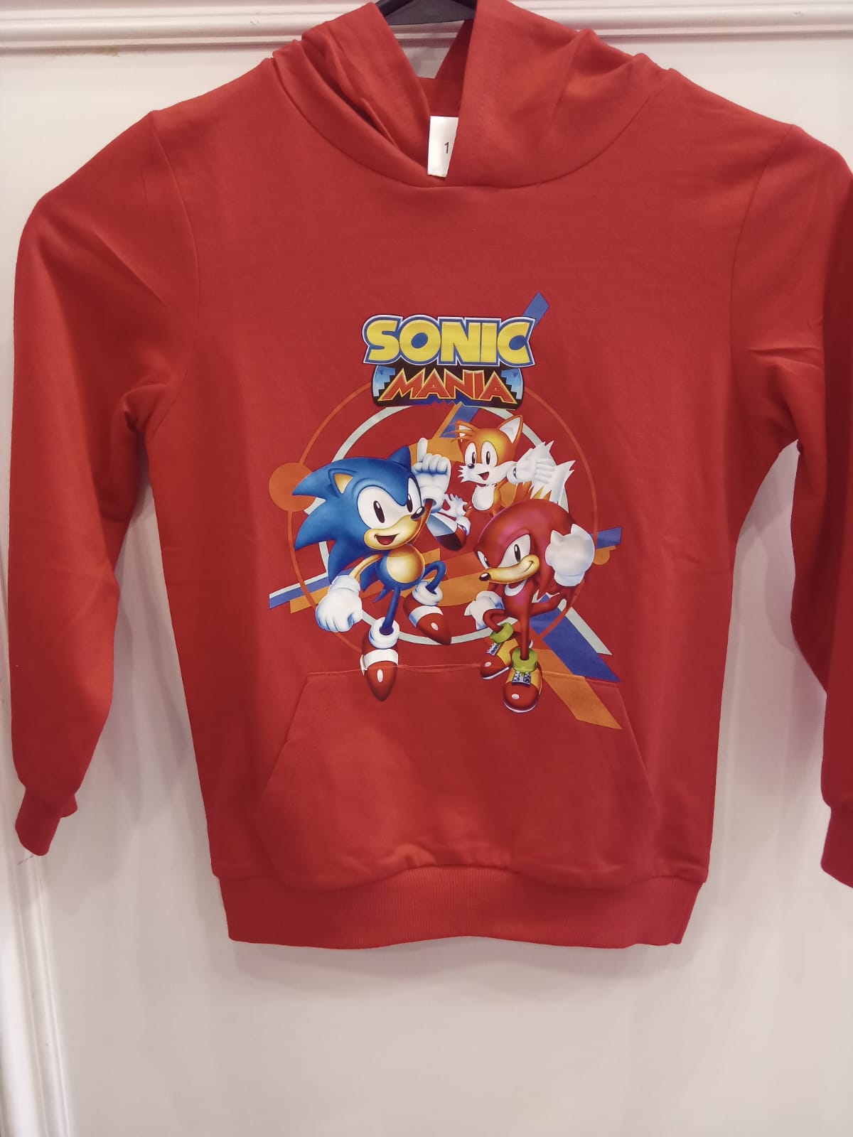 Sonic Hoodie Mania (Cotton - Red)