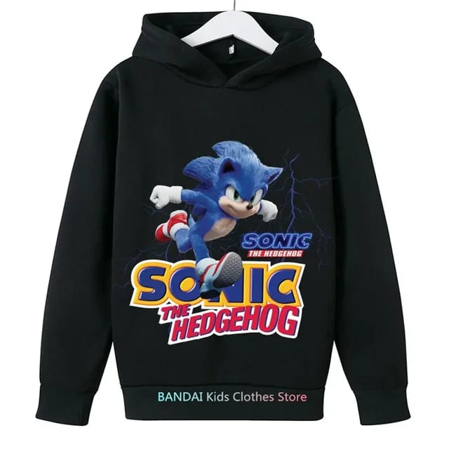 Sonic Ultimate Run Hoodie (track suit top) Black