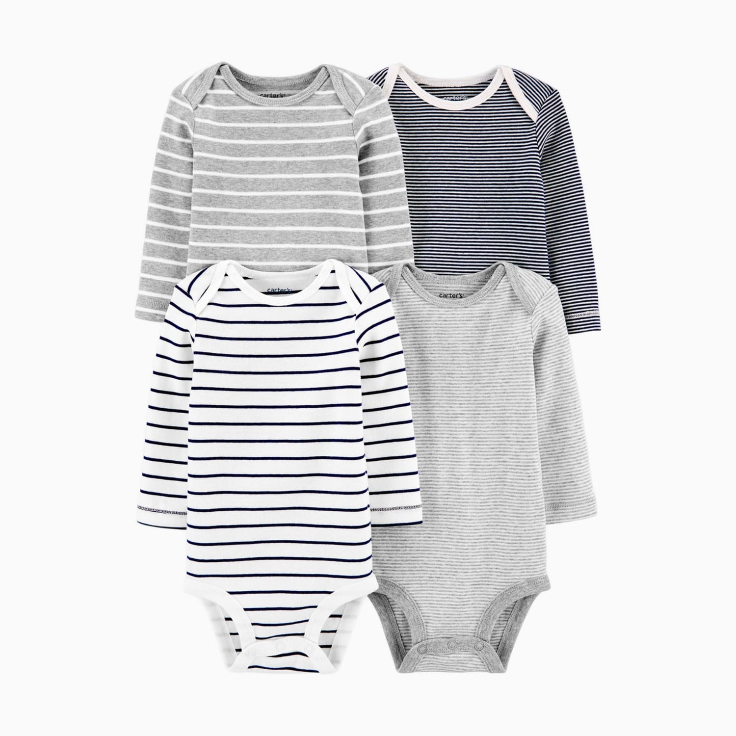 Carters Long Sleeve Bodysuits 4pack
