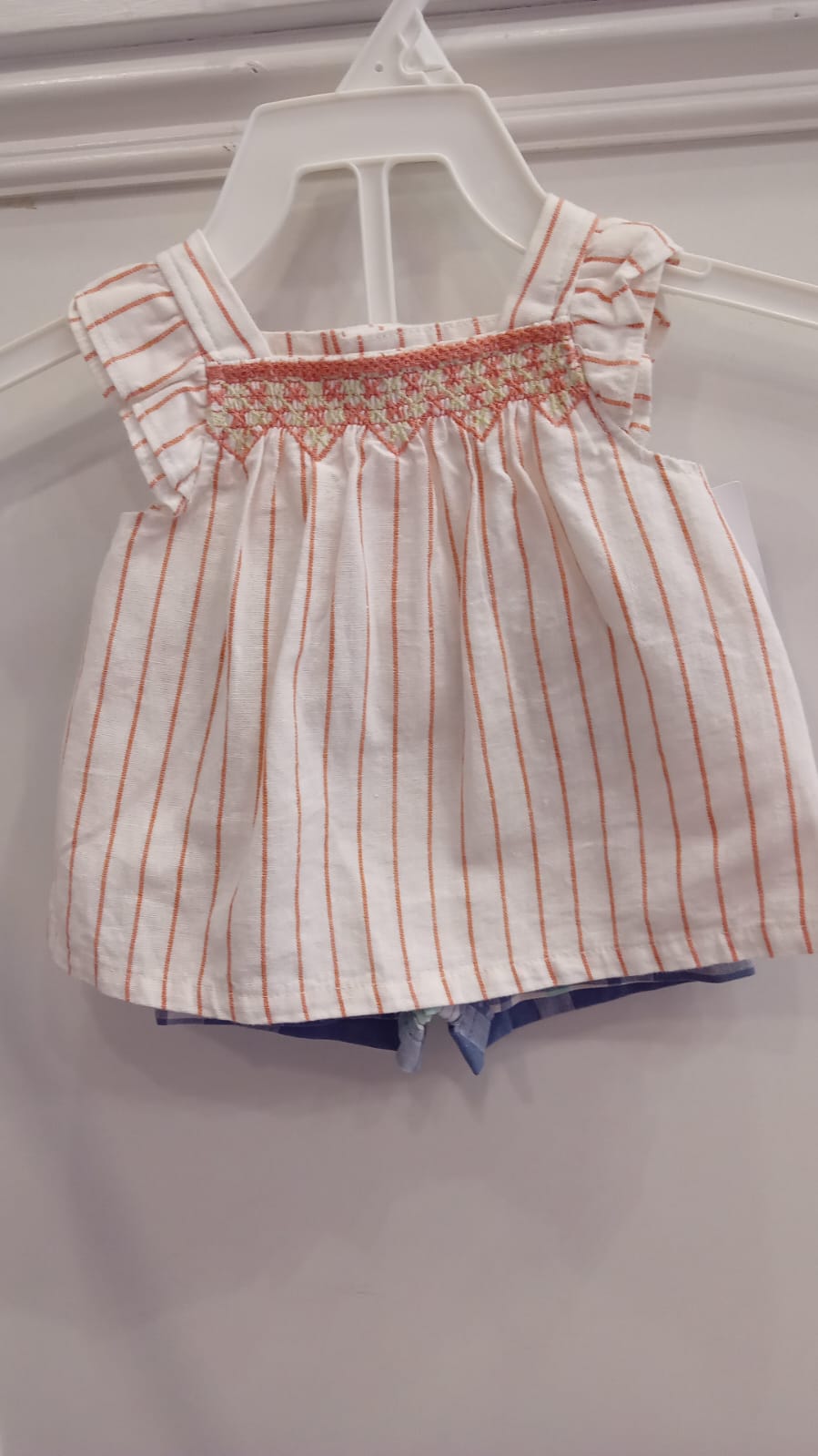 Carters Girls Stripped Top and Shorts