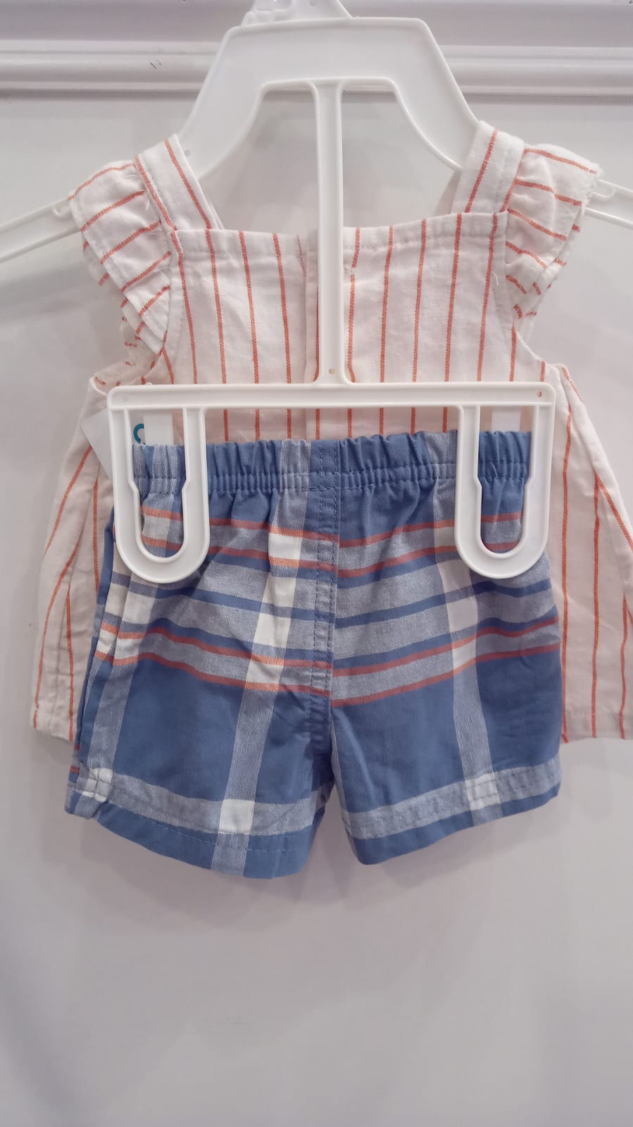 Carters Girls Stripped Top and Shorts