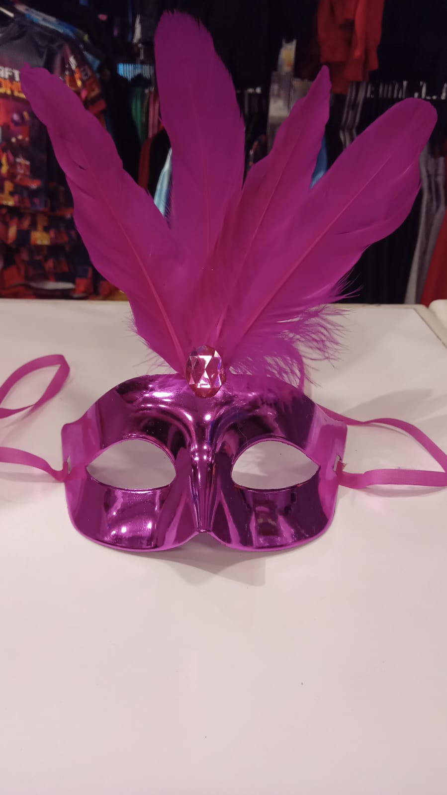 Masquerade Carnival Mask Fusia Pink