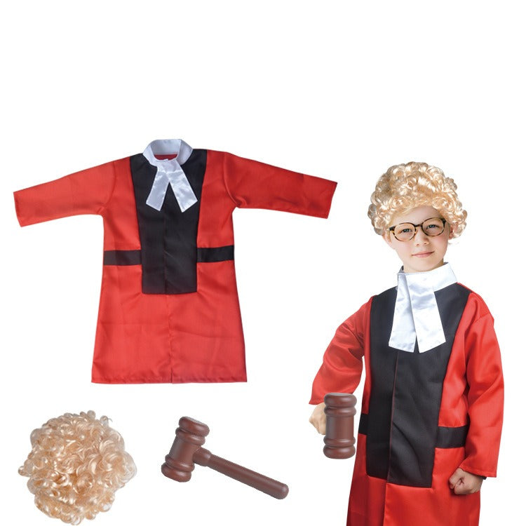 Judge Career Day Costume Red &amp; Black