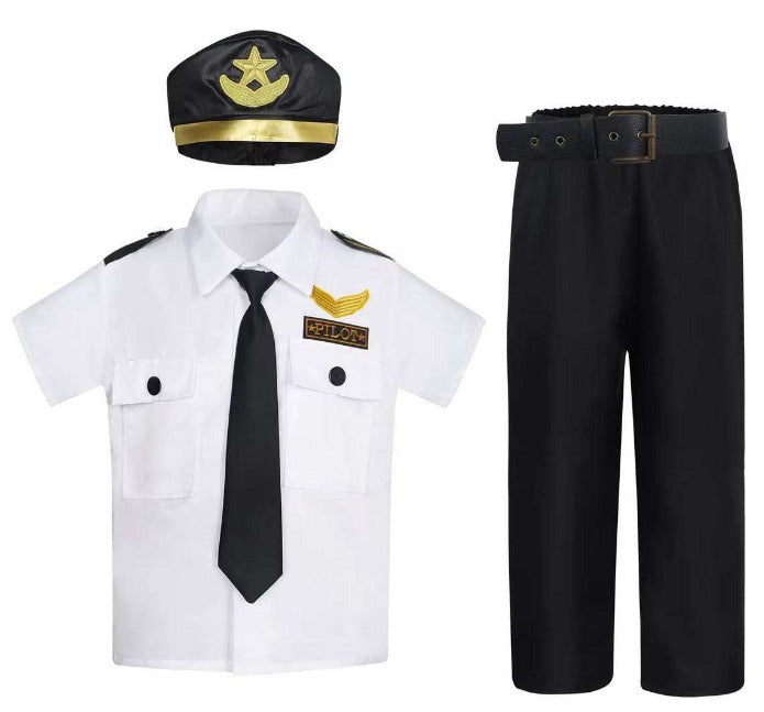 Pilot/ Airlines Captain Career Day Costume (3-8 years old)