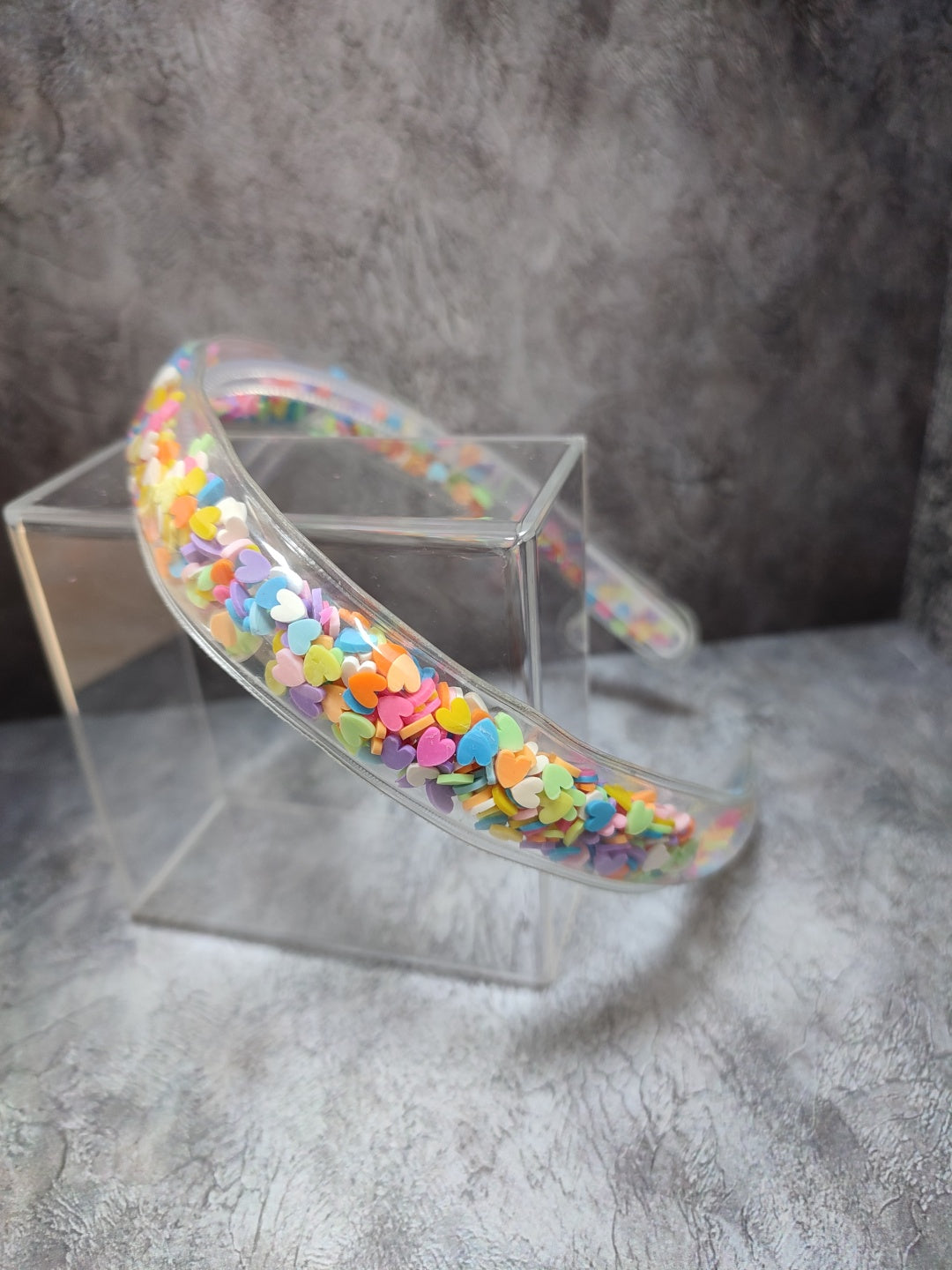 Rainbow Heart Shaker Headband