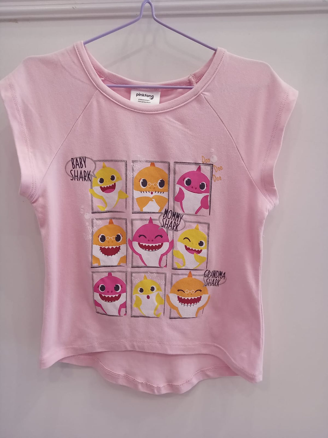 Pinkfong Baby Shark 2pc Outfit Pink