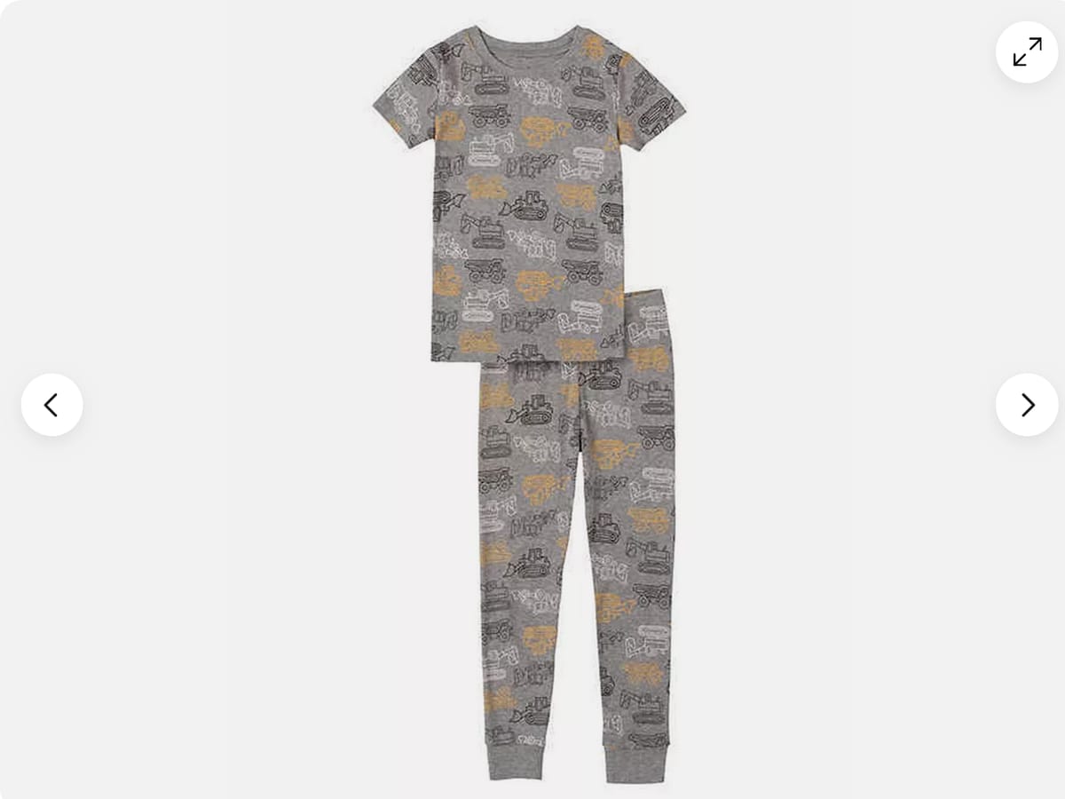 Kids Headquarters Construction Pajamas