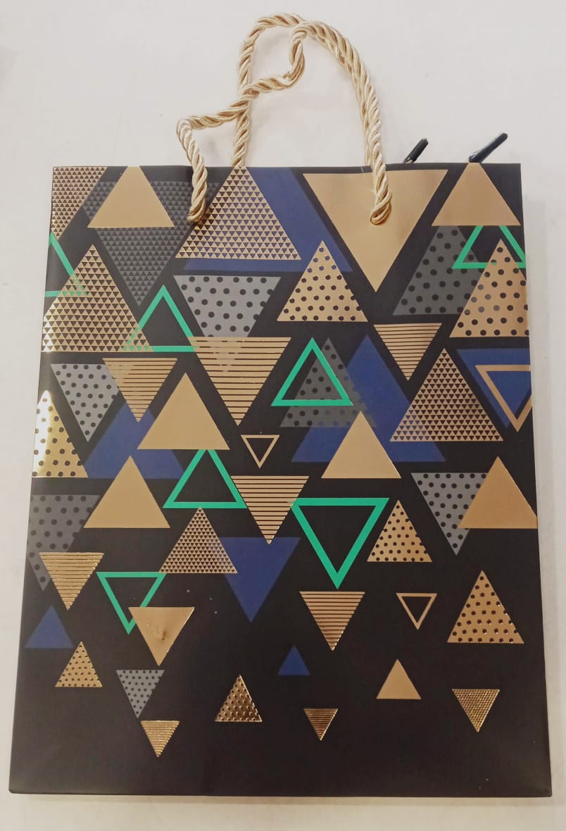Geometric Triangular Gift Bag
