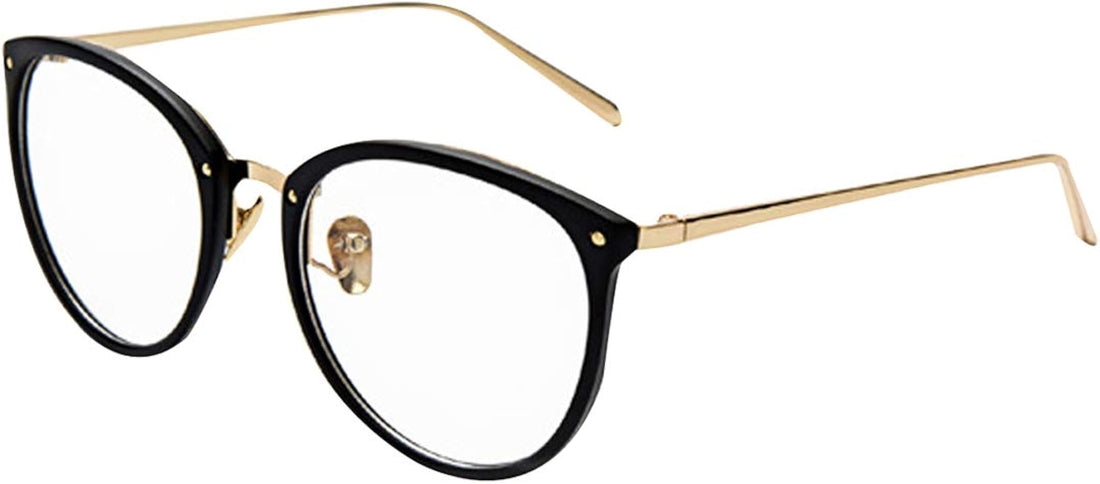 Unisex ADULT Blue light blockers Black and Gold