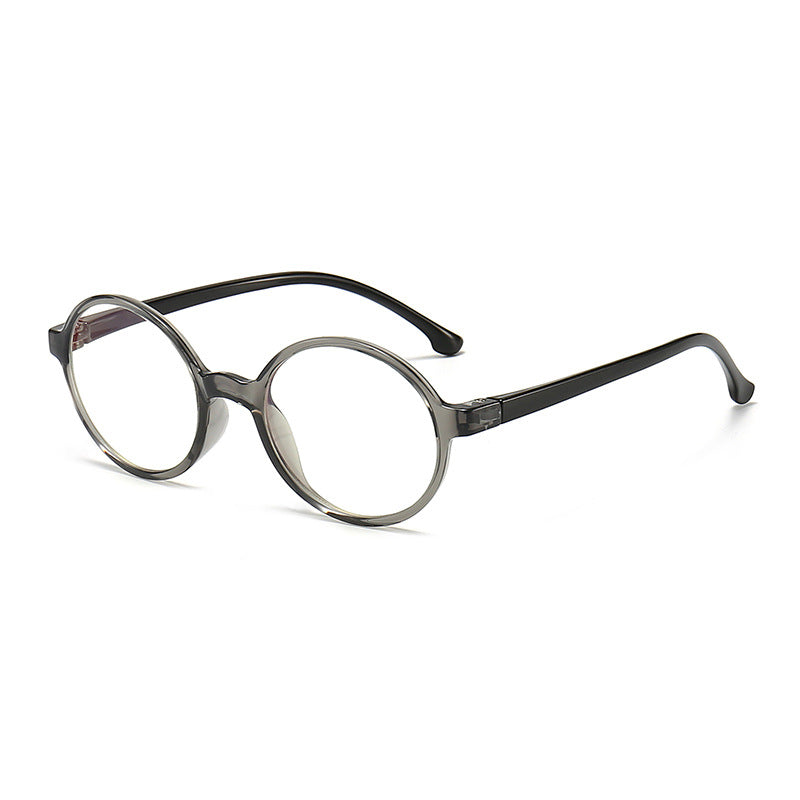 Unisex Circular Clear Black Bluelight blockers (Kids)