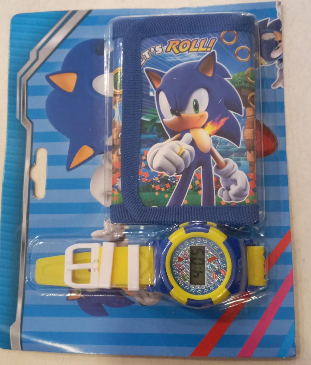 Sonic Watch and Wallet Set