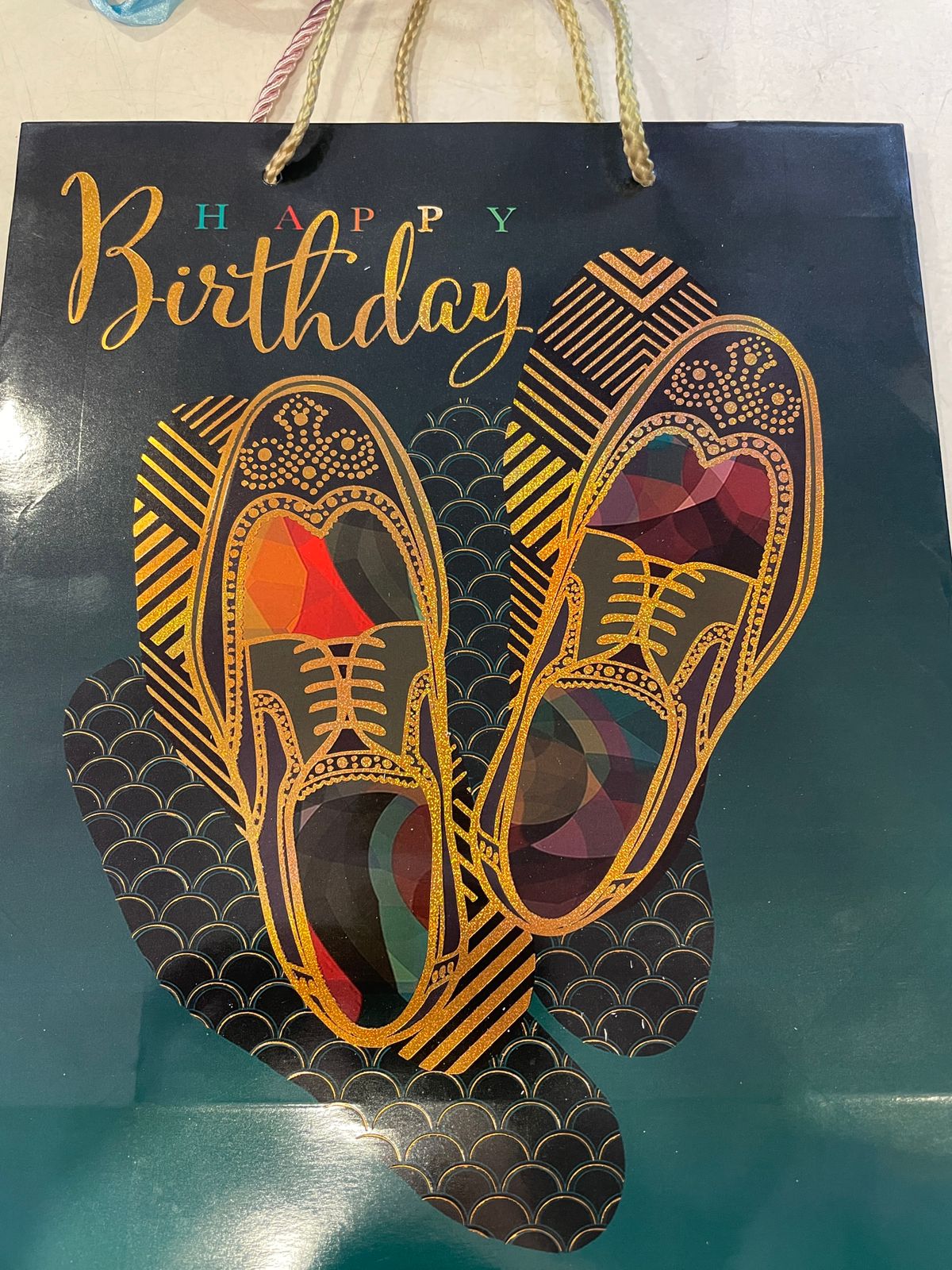 Pattern Medium Happy Birthday Gift Bag