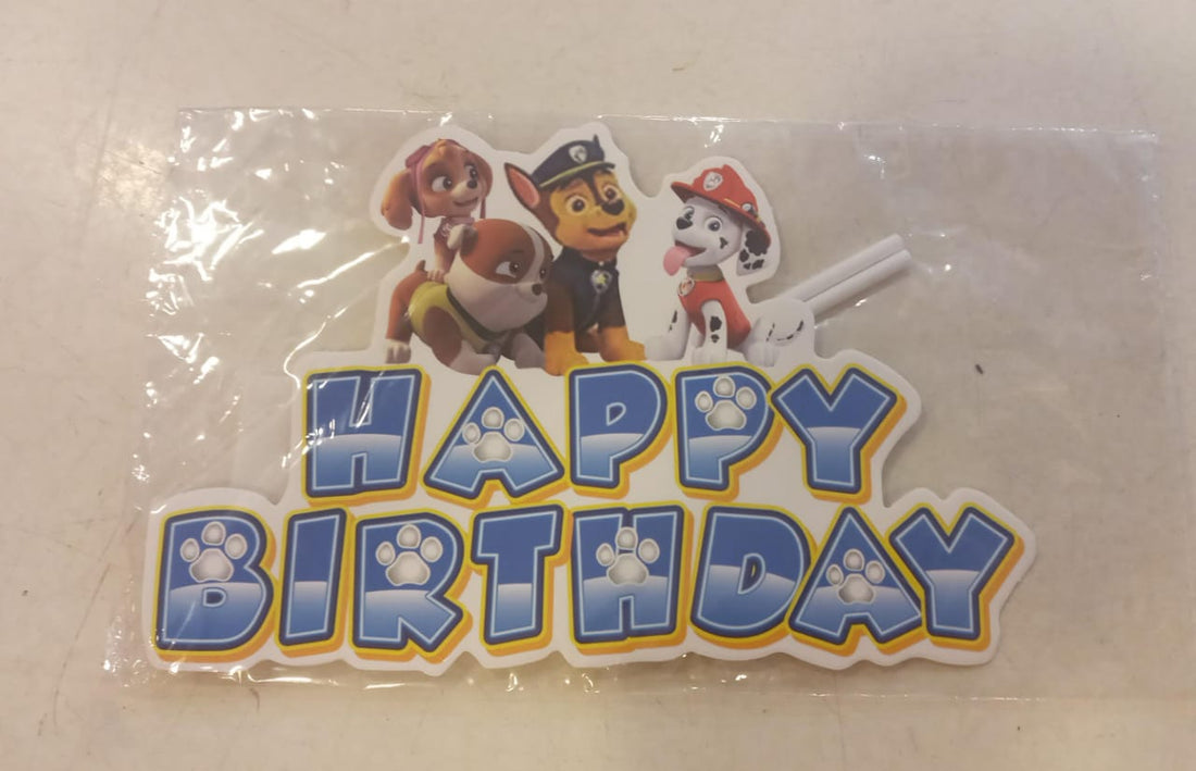 Paw Patrol cake topper
