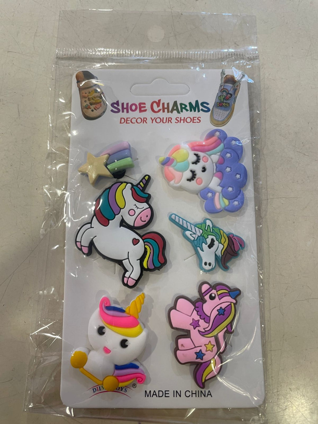 Unicorn Crocs Charms (6pcs)