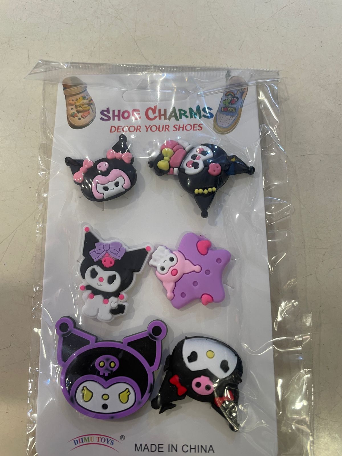 Kuromi Crocs Charms (6 pcs)