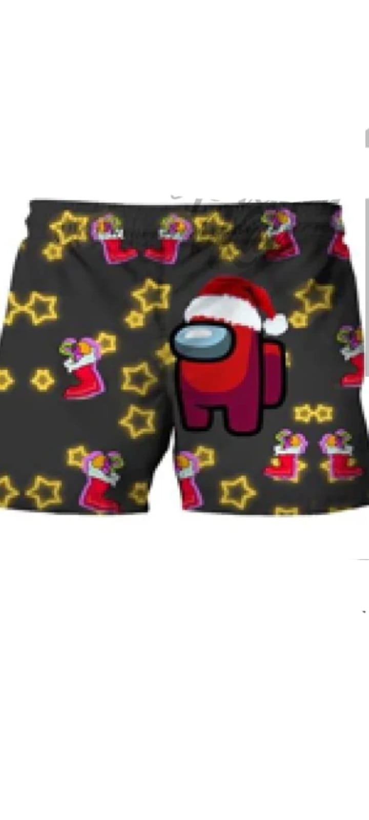Among Us Christmas Short Pants  