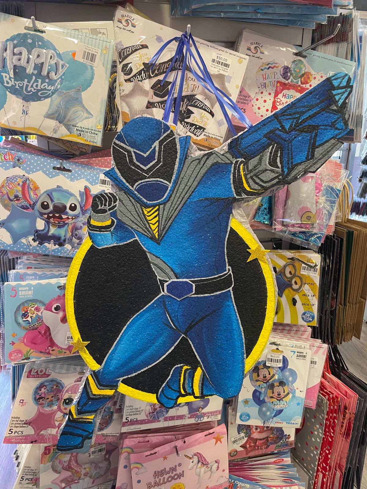 Blue Power Ranger Pinata