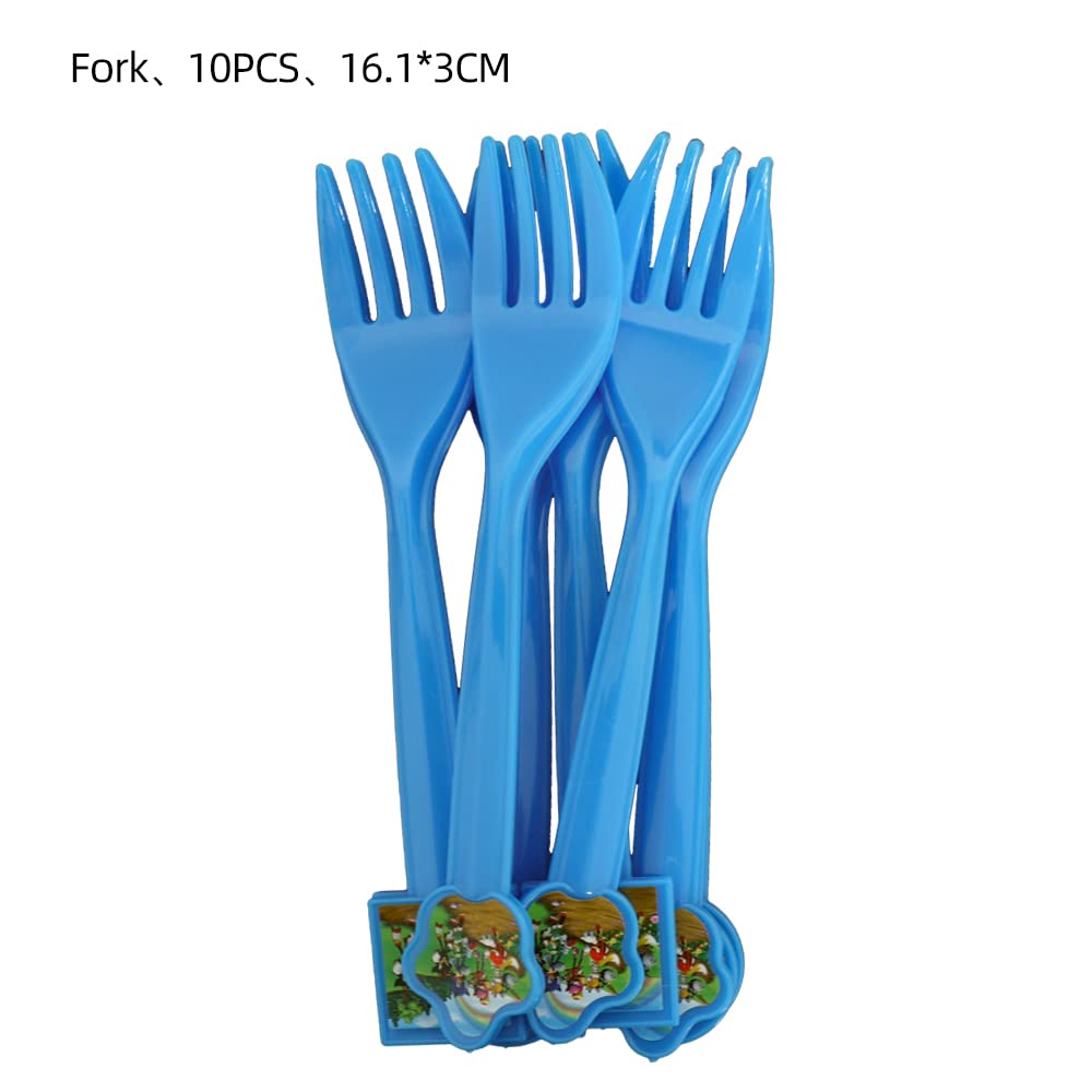 Sonic Themed Forks