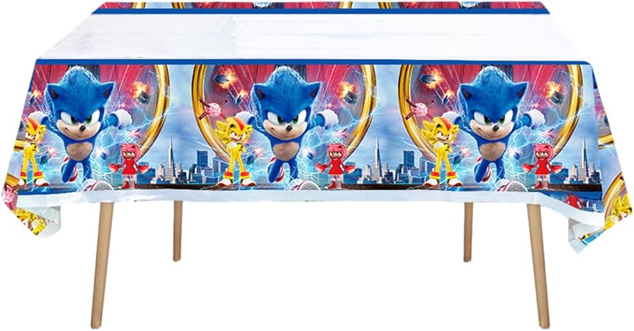 Sonic Ultimate Run Tablecloth