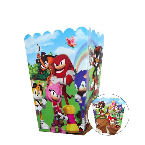 Sonic The Hedgehog popcorn box