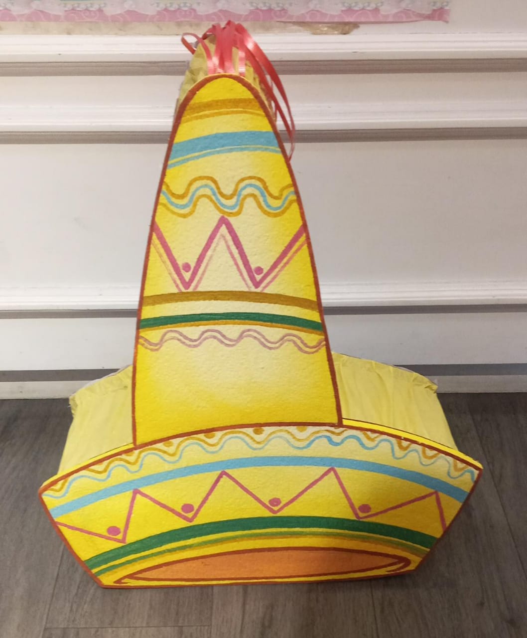 Yellow sombrero Pinata Party
