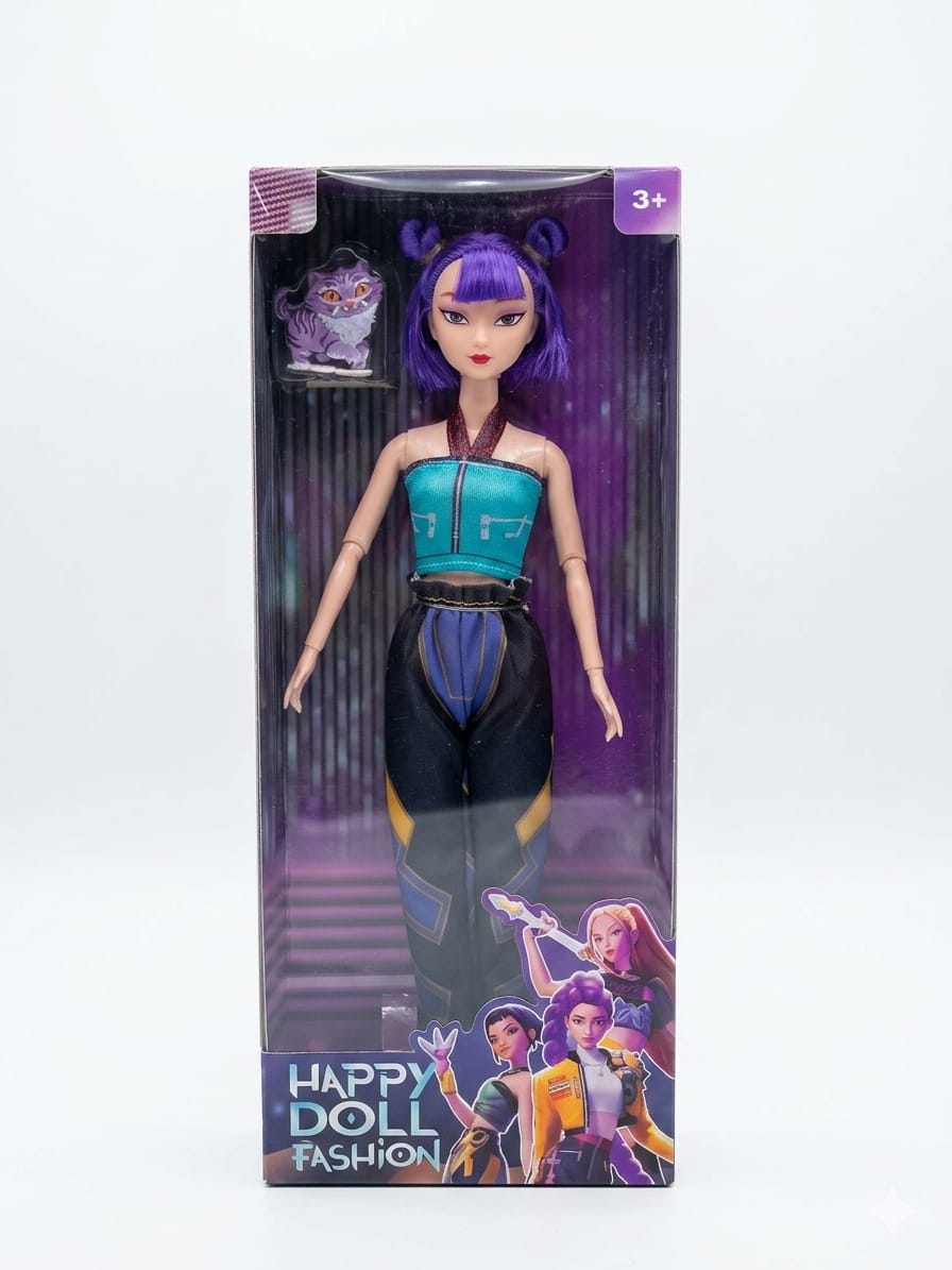 Kpop Demon Hunters no instrument Musical Doll