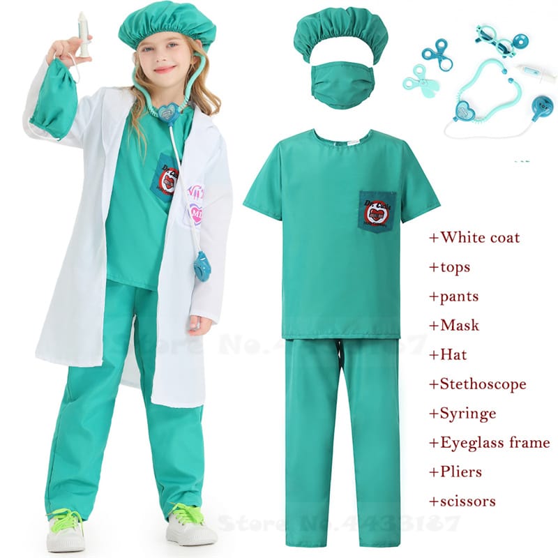 Doctor Career Day Costume Teal