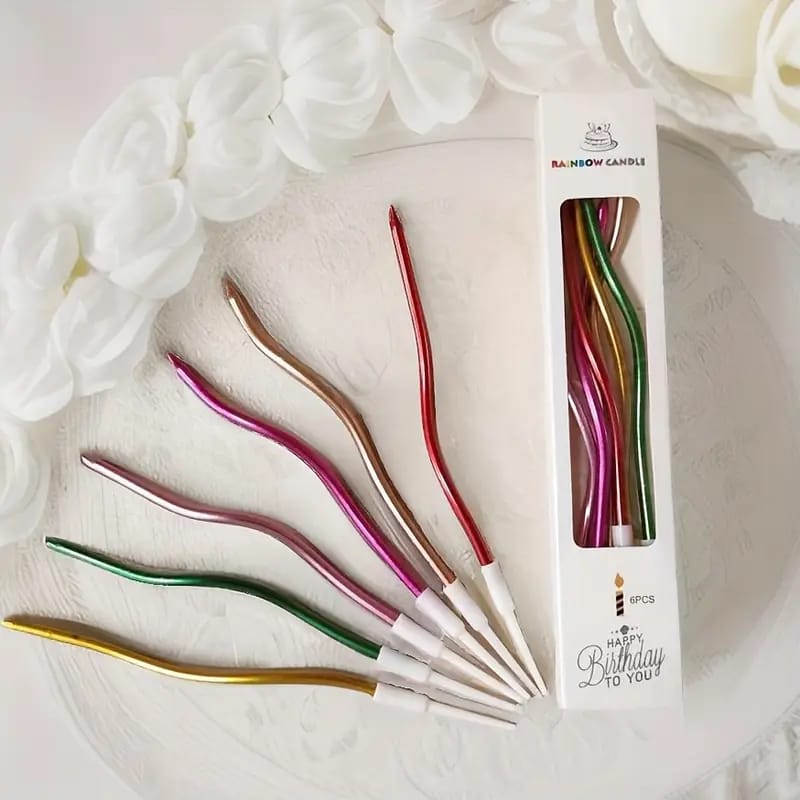 Swirl Multi Colour Candles