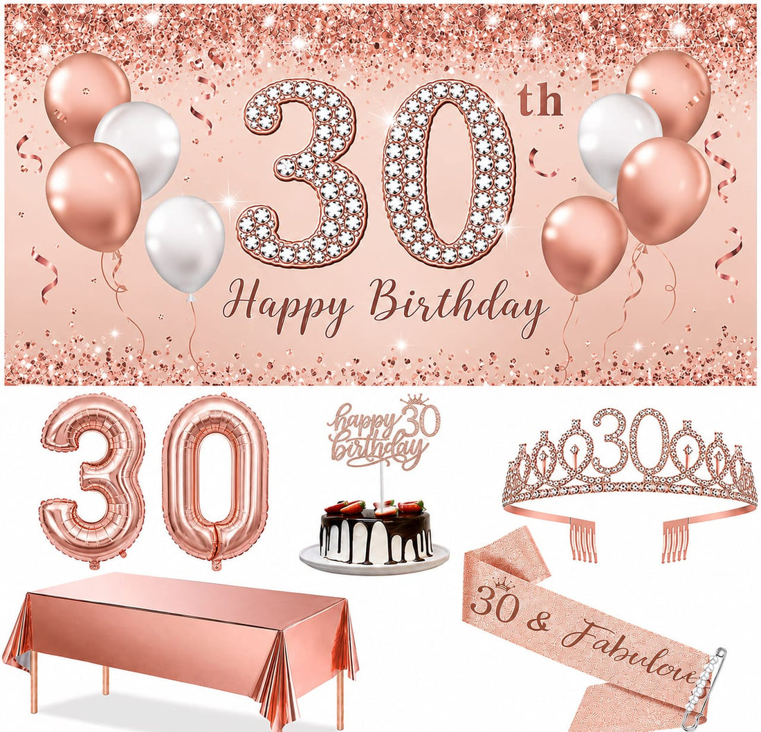 Backdrop &amp; 30th Birthday Party package