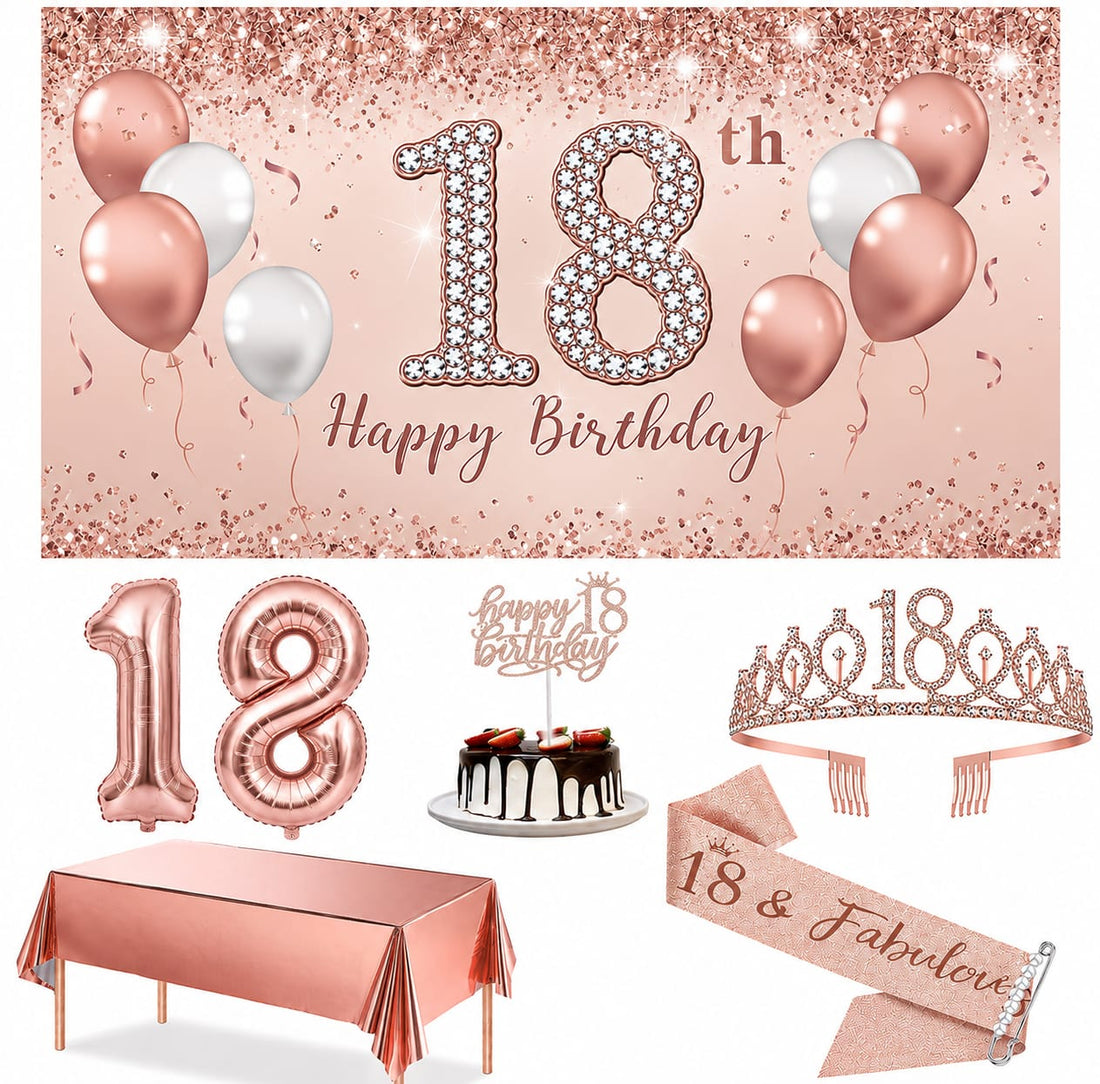 Backdrop &amp; 18th Birthday Party package