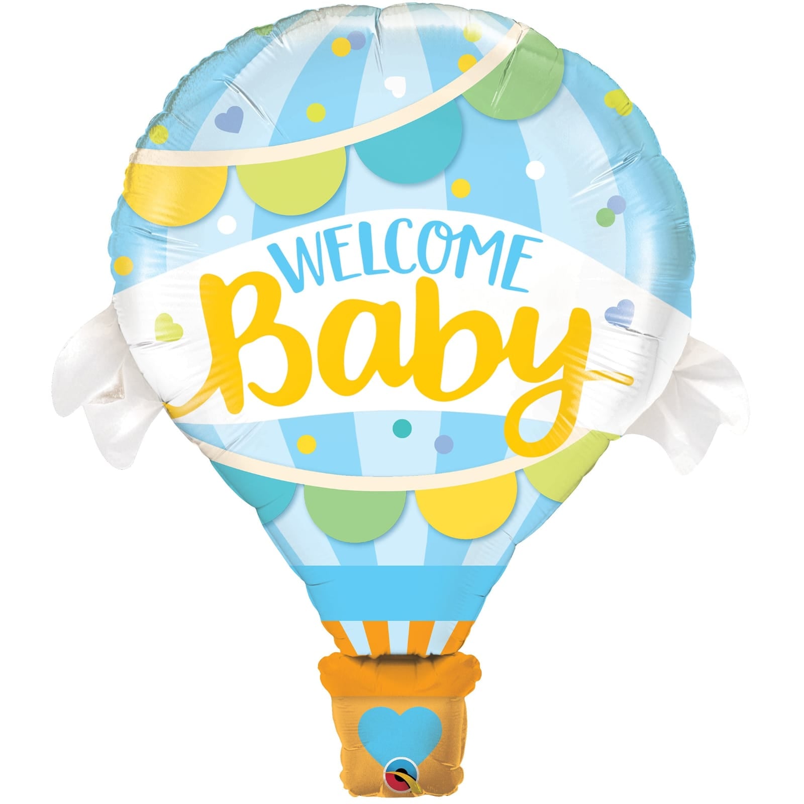 Air Balloon Welcome Baby 28" Foil Balloon (Boy)