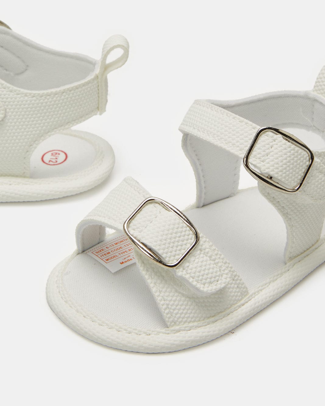 Redtag Baby Cream Buckle Sandle