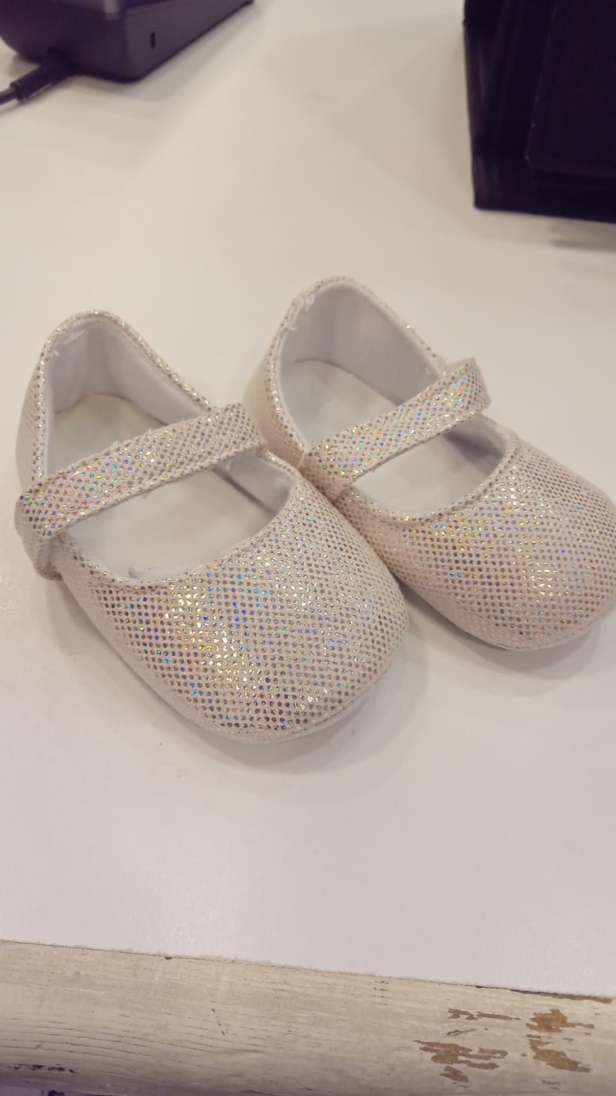 Shiny Glitter Baby Girl Flats