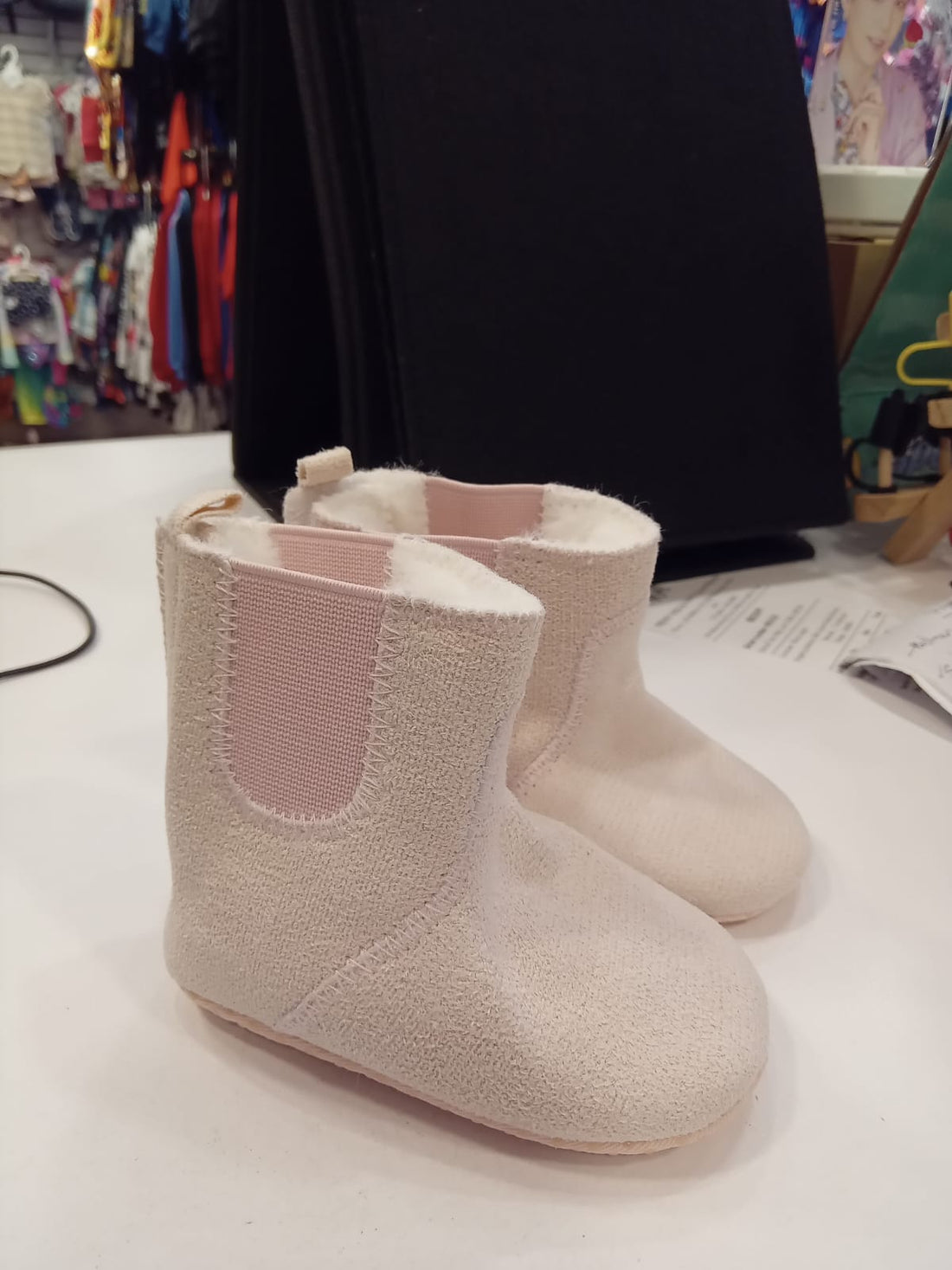 Baby Girl Pink Fluffy Boots