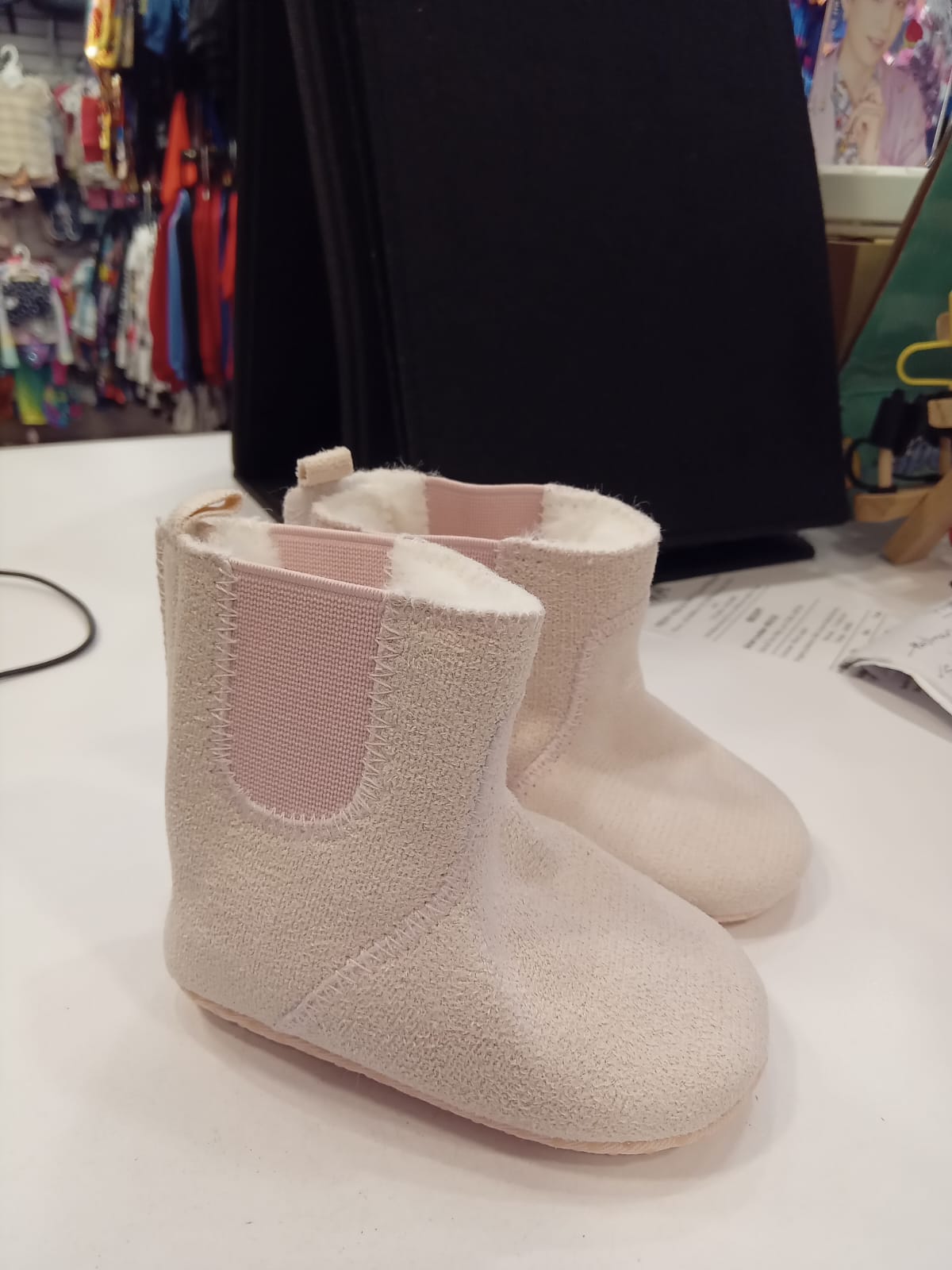 Baby Girl Pink Fluffy Boots