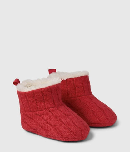 GAP Red Knit Bootie