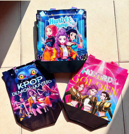 Kpop Demon Hunter Character Tote Bags