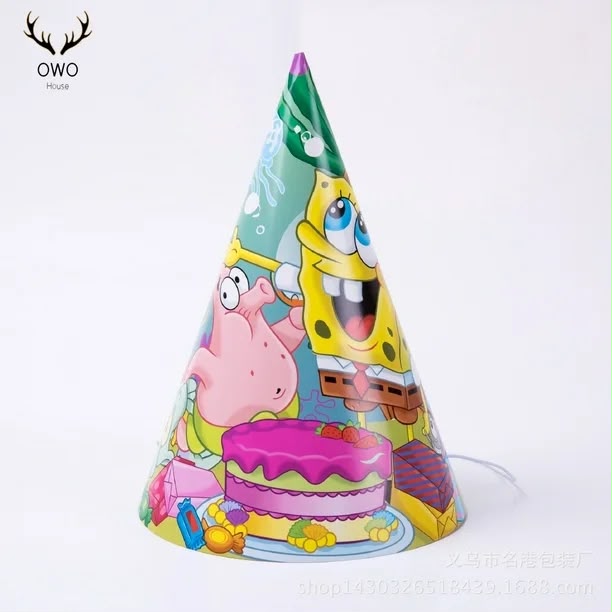 Spongebob Party Hats