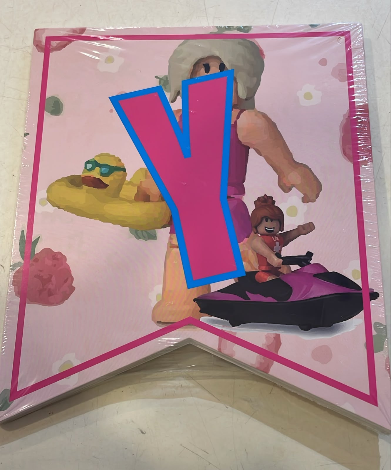 Roblox Girls Happy Birthday Banner