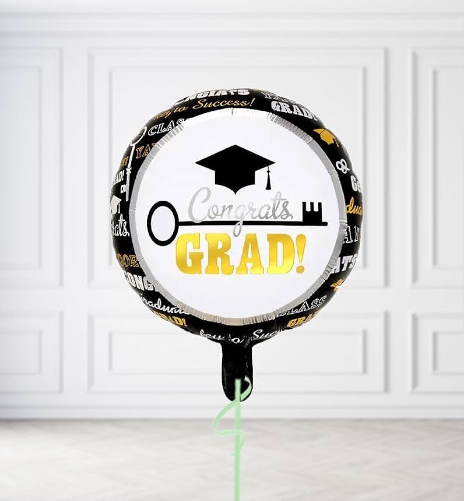 Congrats Graduation Cap Foil Balloon