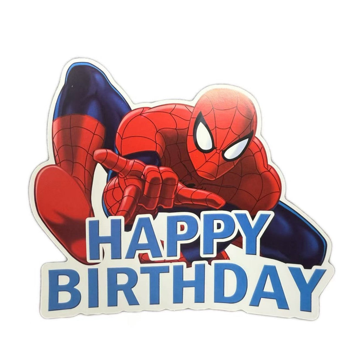 SpiderMan Happy Birthday Cake Topper