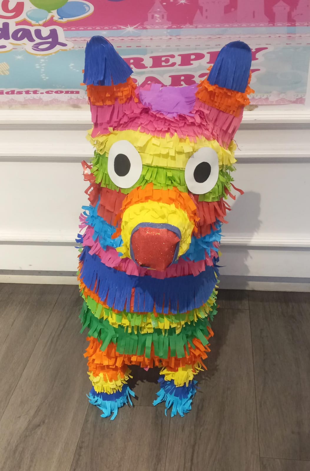 Mexican Rainbow Donkey Pinata